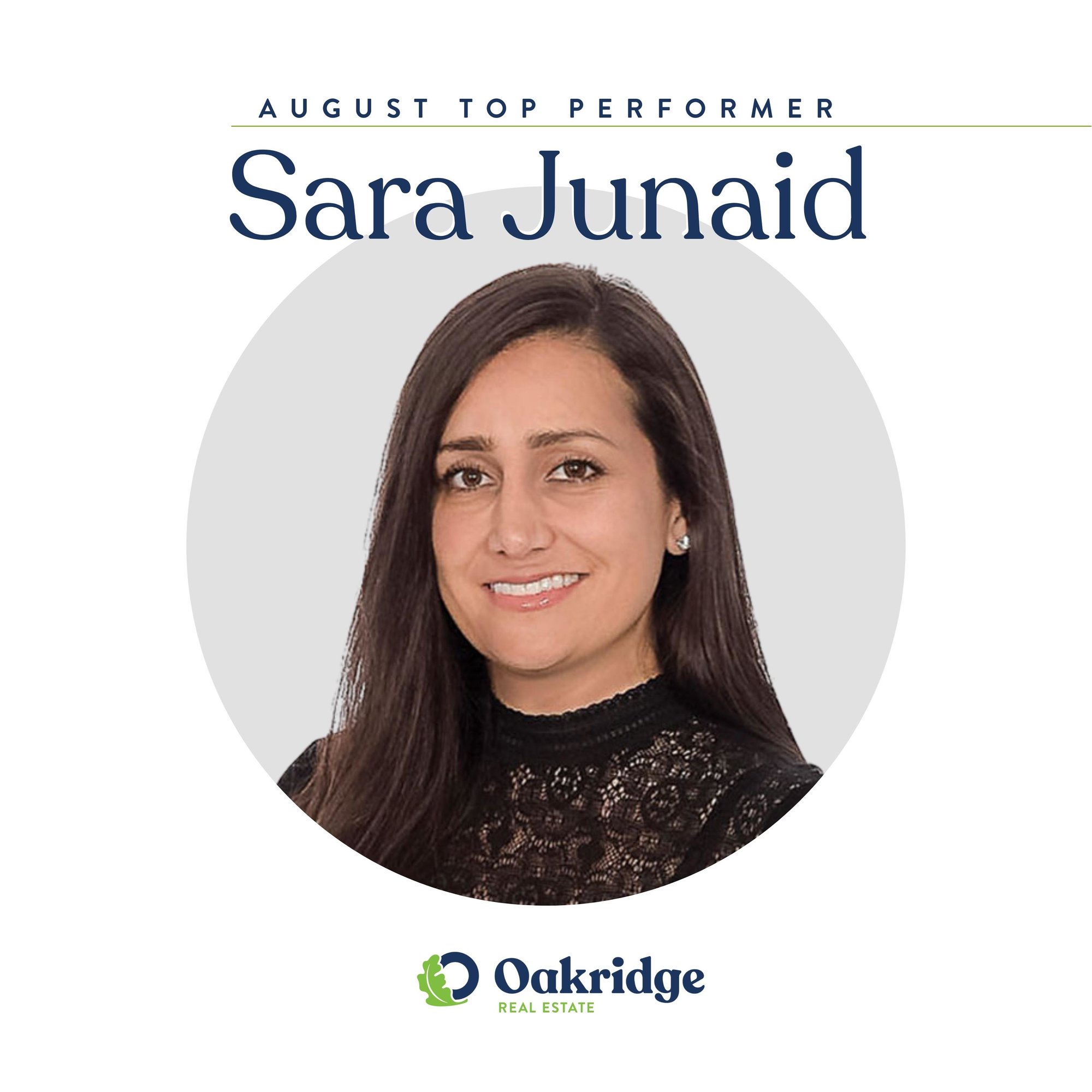 Sara Junaid Oakridge Real Estate Top Performer